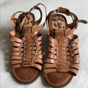 BareTraps Gladiator Wedge Sandal